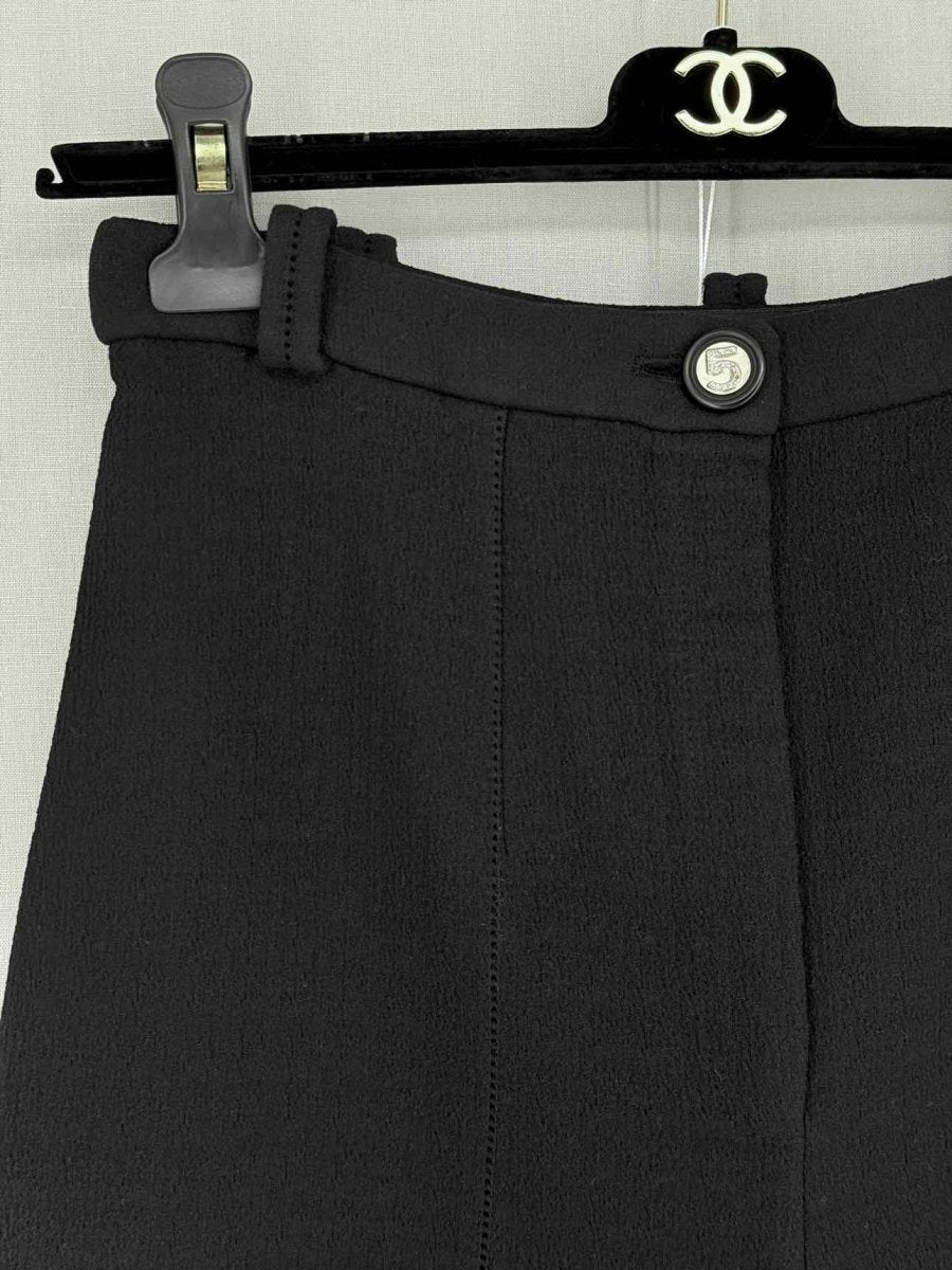 Pre - loved CHANEL Black Size US 4 Pants at Reems Closet