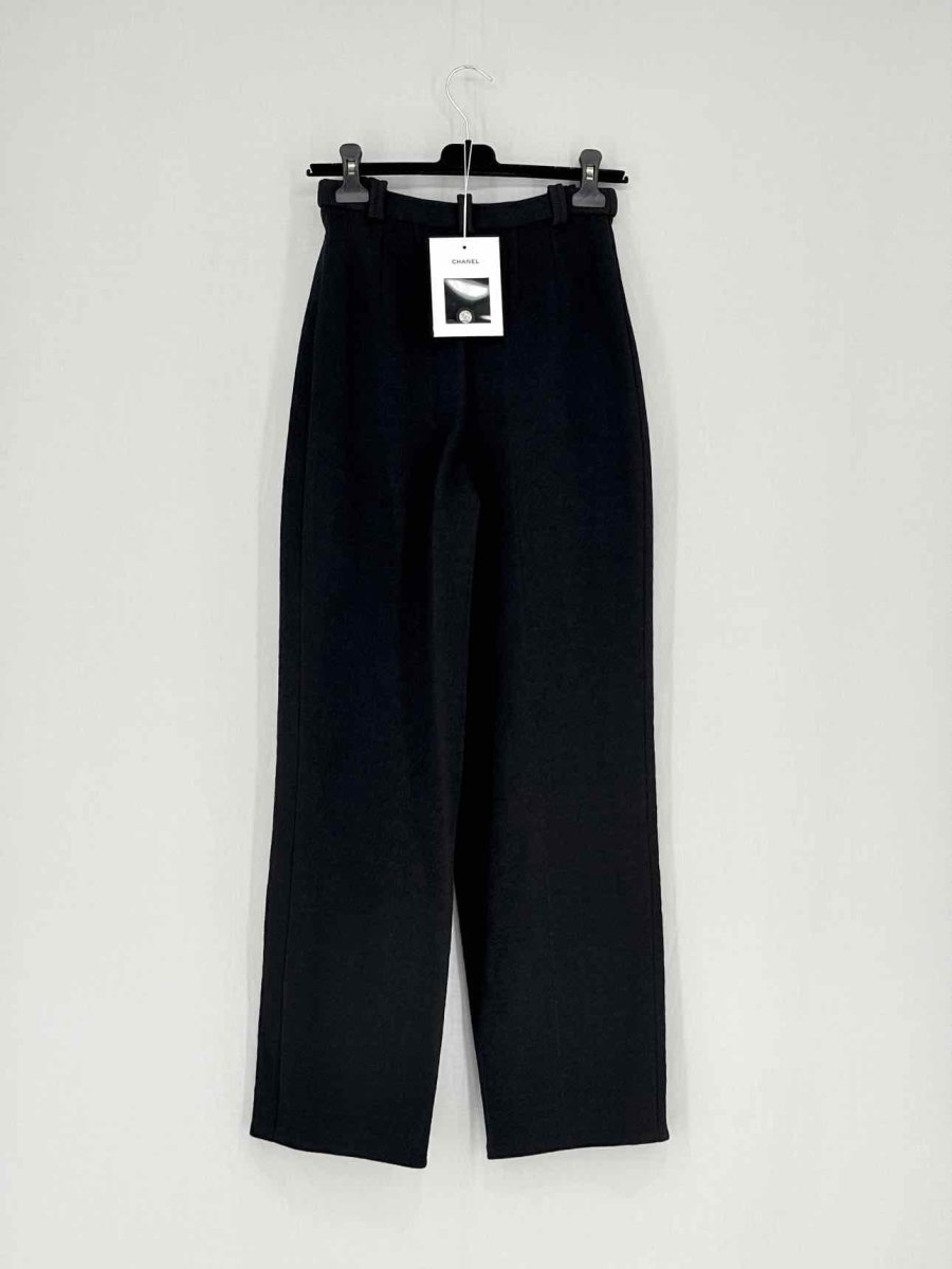 Pre - loved CHANEL Black Size US 4 Pants at Reems Closet