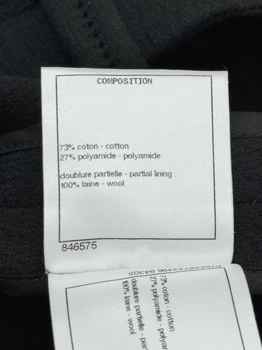 Pre - loved CHANEL Black Size US 4 Pants at Reems Closet