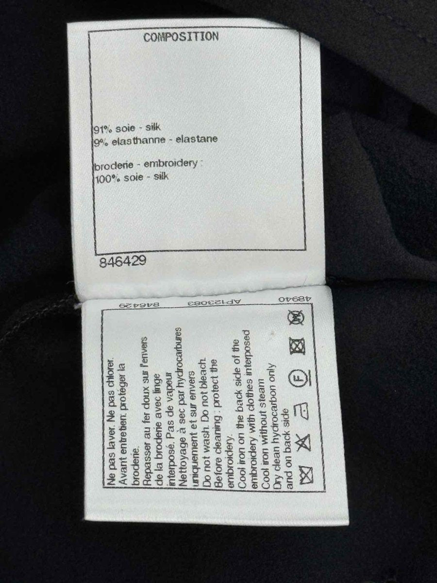 Pre - loved CHANEL Black Size US 4 T-shirt at Reems Closet