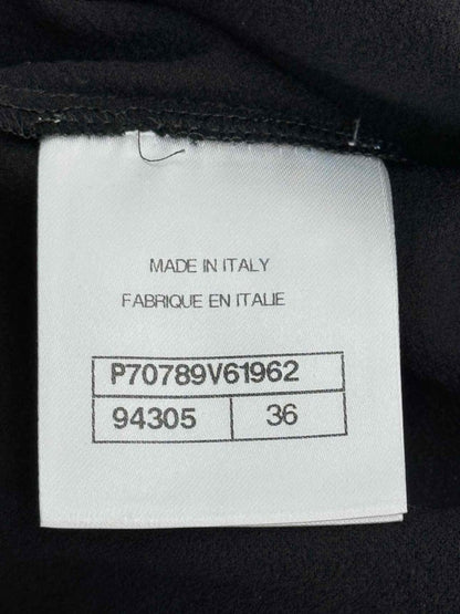 Pre - loved CHANEL Black Size US 4 T-shirt at Reems Closet