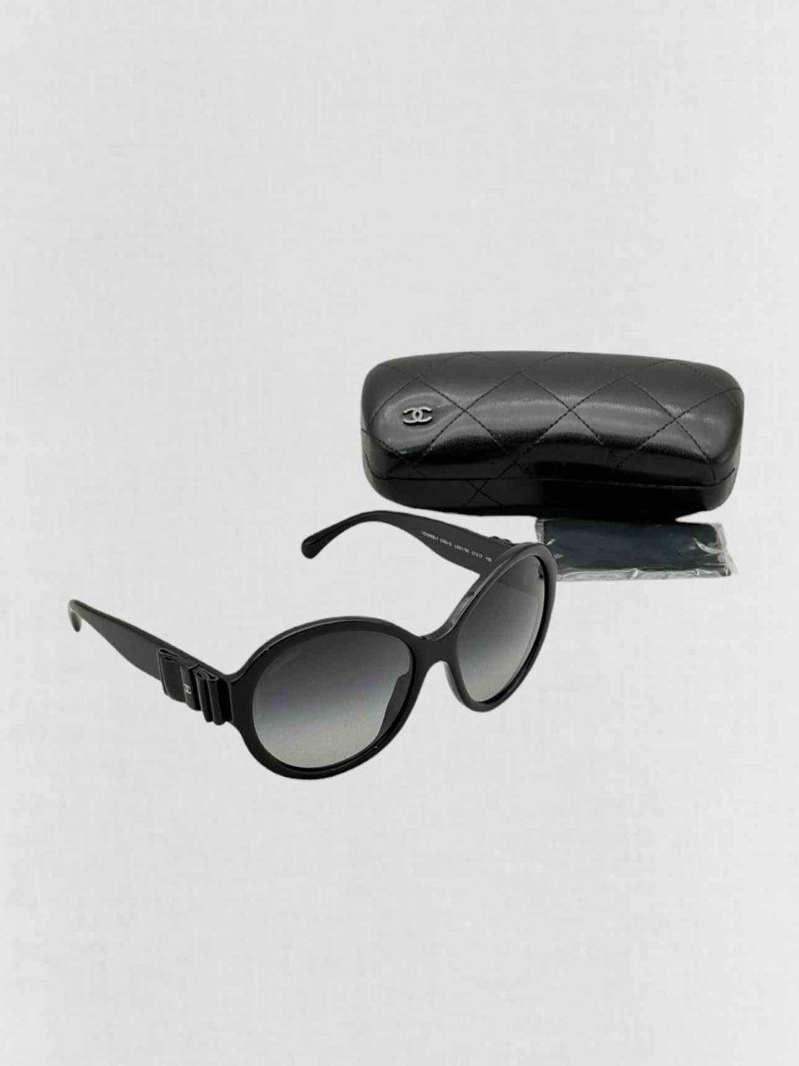 Pre - loved CHANEL Black Sunglasses at Reems Closet