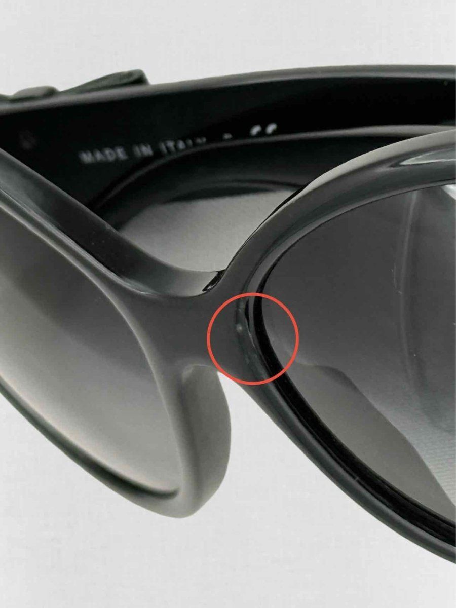 Pre - loved CHANEL Black Sunglasses at Reems Closet