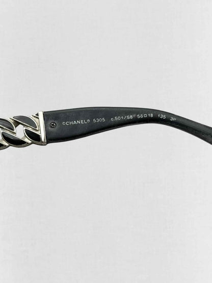 Pre - loved CHANEL Black Sunglasses at Reems Closet
