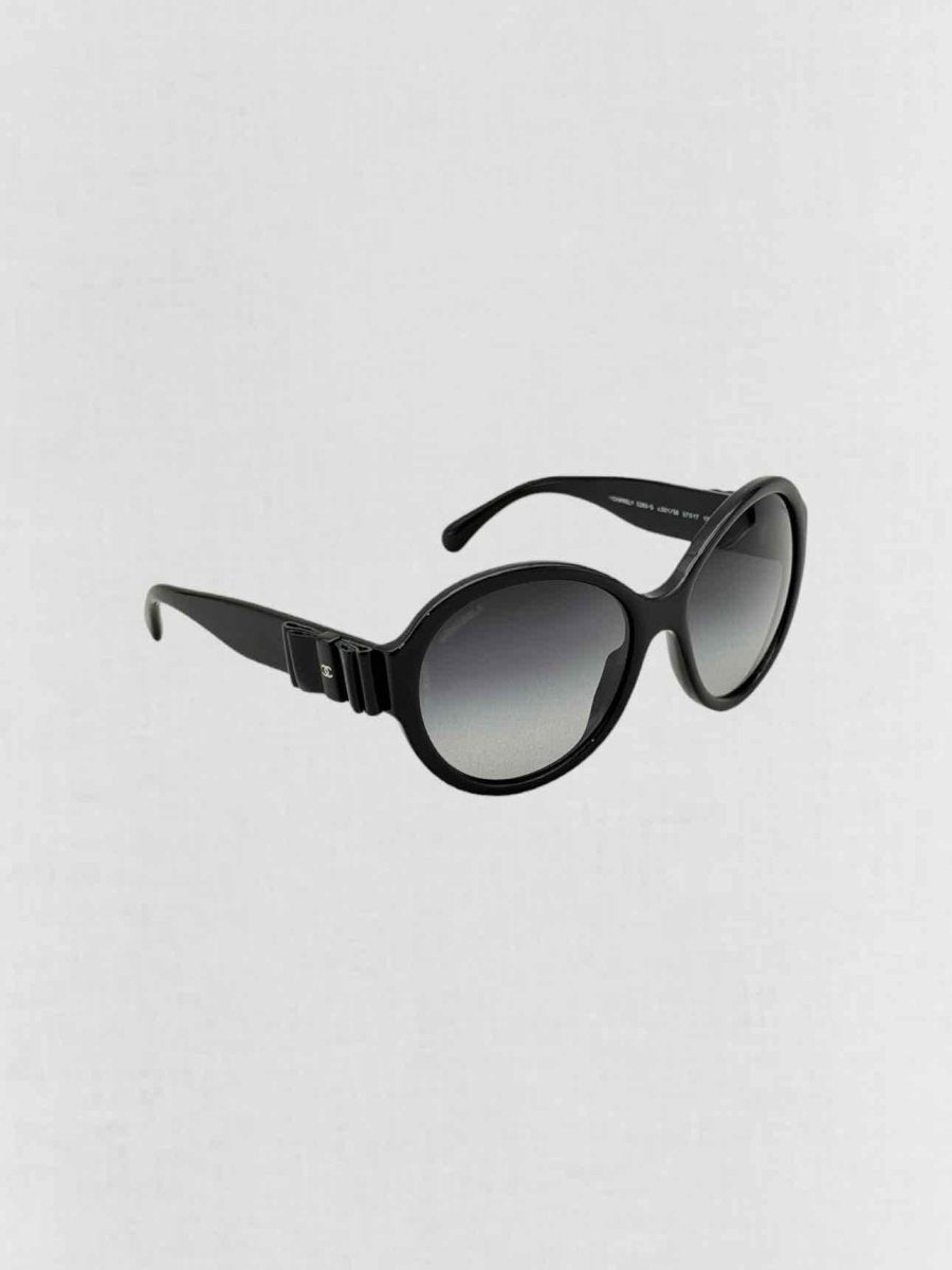 Pre - loved CHANEL Black Sunglasses at Reems Closet