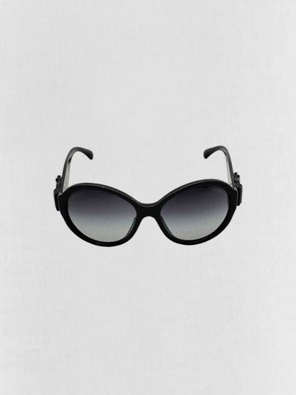 Pre - loved CHANEL Black Sunglasses at Reems Closet