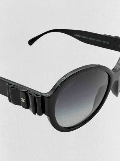 Pre - loved CHANEL Black Sunglasses at Reems Closet