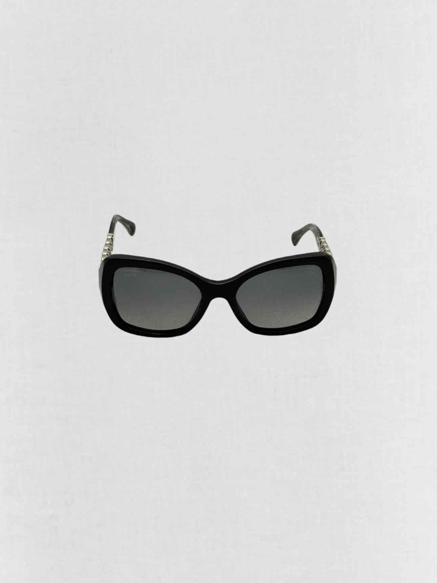 Pre - loved CHANEL Black Sunglasses at Reems Closet
