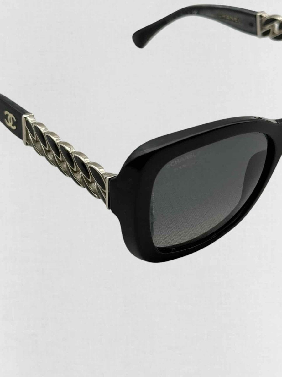 Pre - loved CHANEL Black Sunglasses at Reems Closet