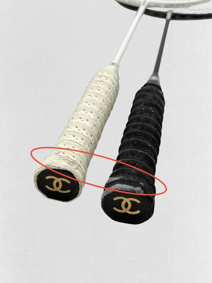 Pre - loved CHANEL Black & White Badminton Sets at Reems Closet