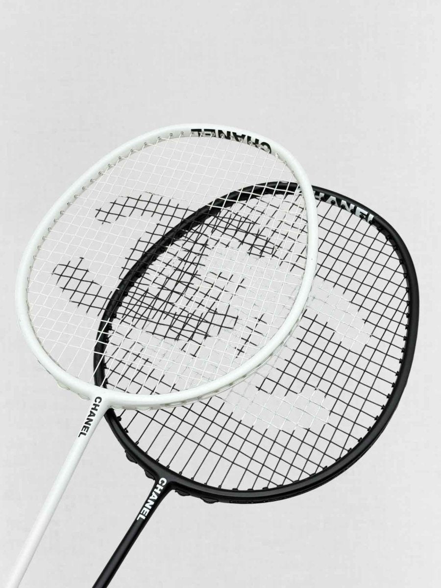 Pre - loved CHANEL Black & White Badminton Sets at Reems Closet