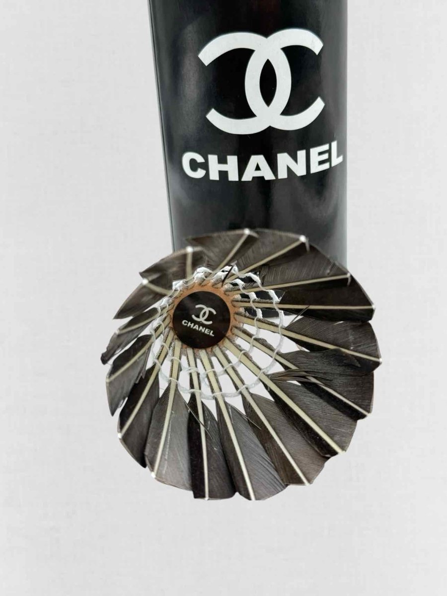 Pre - loved CHANEL Black & White Badminton Sets at Reems Closet