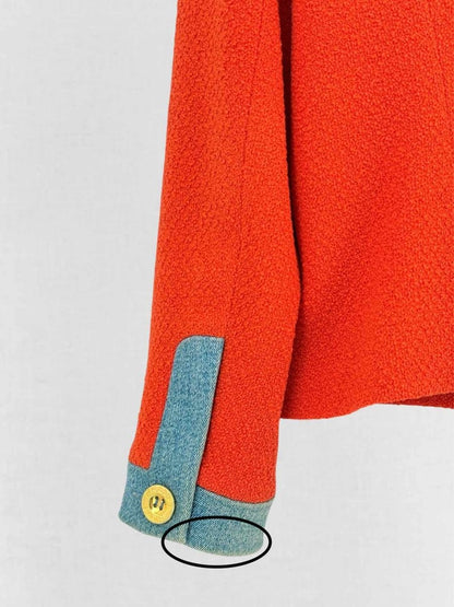 Pre - loved CHANEL BOUTIQUE Orange & Blue Size US 10 Outfit Set at Reems Closet