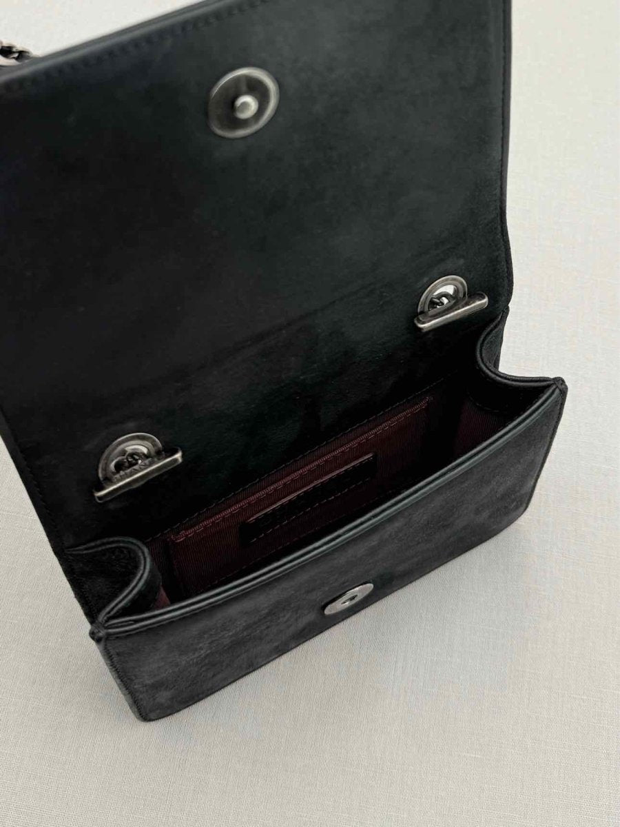 Pre - loved CHANEL Boy Brick Black Crossbody at Reems Closet