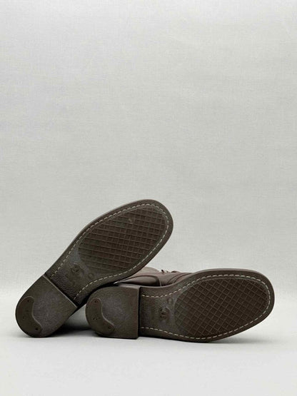 Pre - loved CHANEL Brown Size EU 38.5 Ankle Boots at Reems Closet