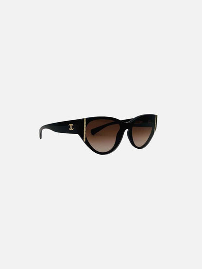 Pre - loved CHANEL Brown Sunglasses from Reems Closet