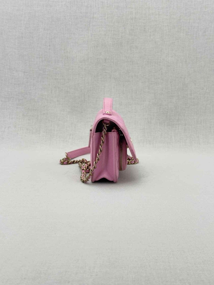 Pre - loved CHANEL Business Affinity Lilac Quilted Top Handle at Reems Closet