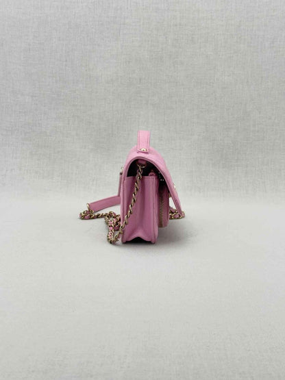 Pre - loved CHANEL Business Affinity Lilac Quilted Top Handle at Reems Closet