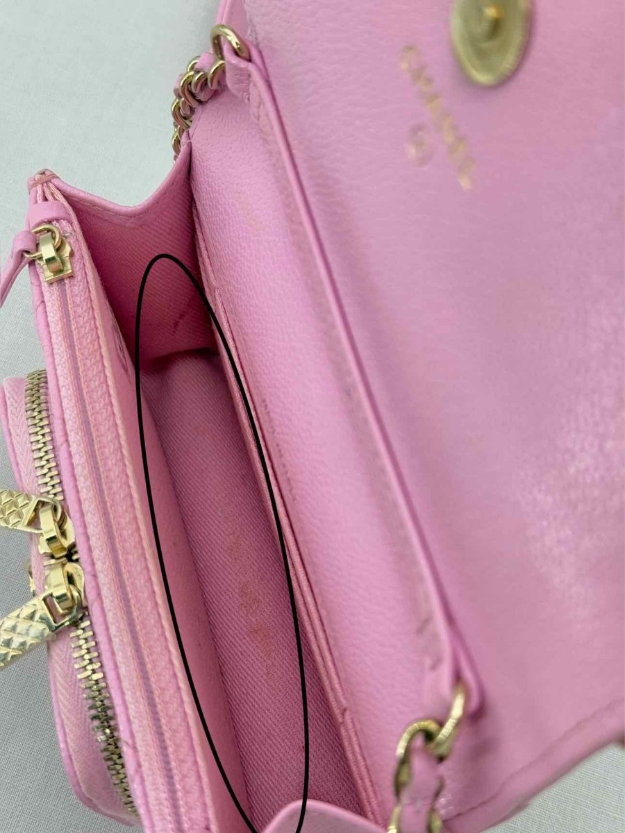 Pre - loved CHANEL Business Affinity Lilac Quilted Top Handle at Reems Closet