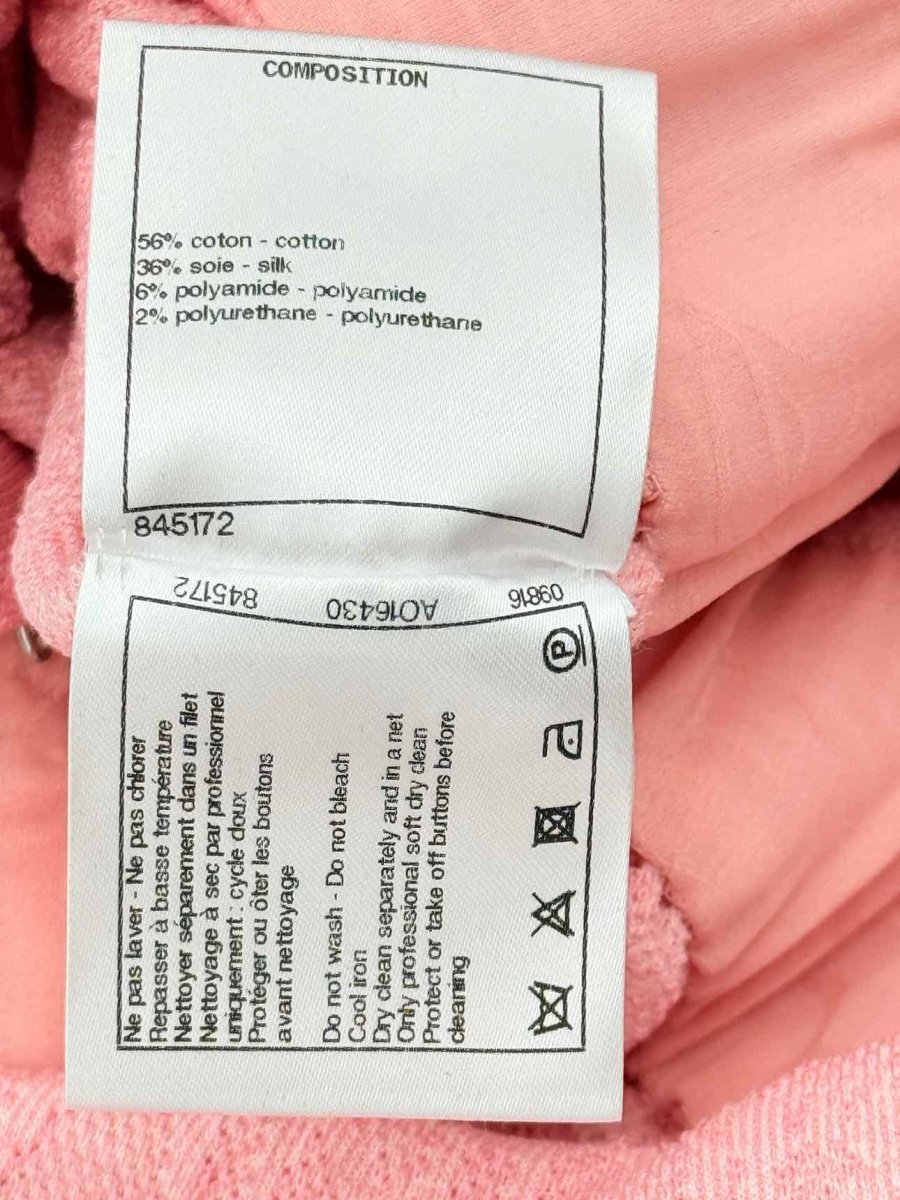 Pre - loved CHANEL Camellia Pink Size US 2 Short Dress at Reems Closet