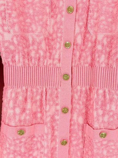 Pre - loved CHANEL Camellia Pink Size US 2 Short Dress at Reems Closet