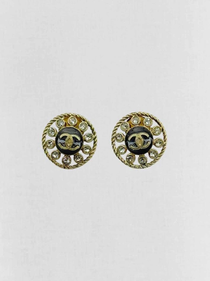 Pre - loved CHANEL CC Fashion Earrings at Reems Closet