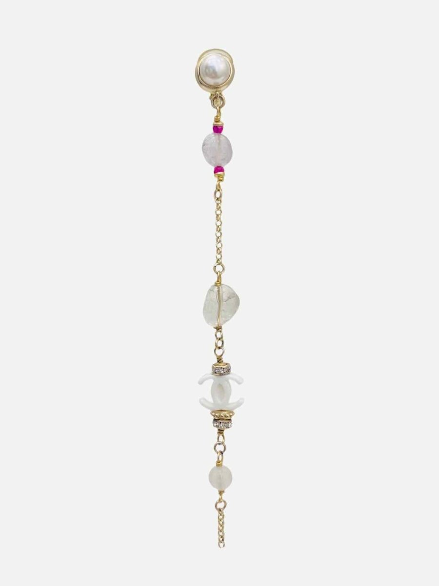 Pre-loved CHANEL CC Fashion Earrings & Necklace at Reems Closet