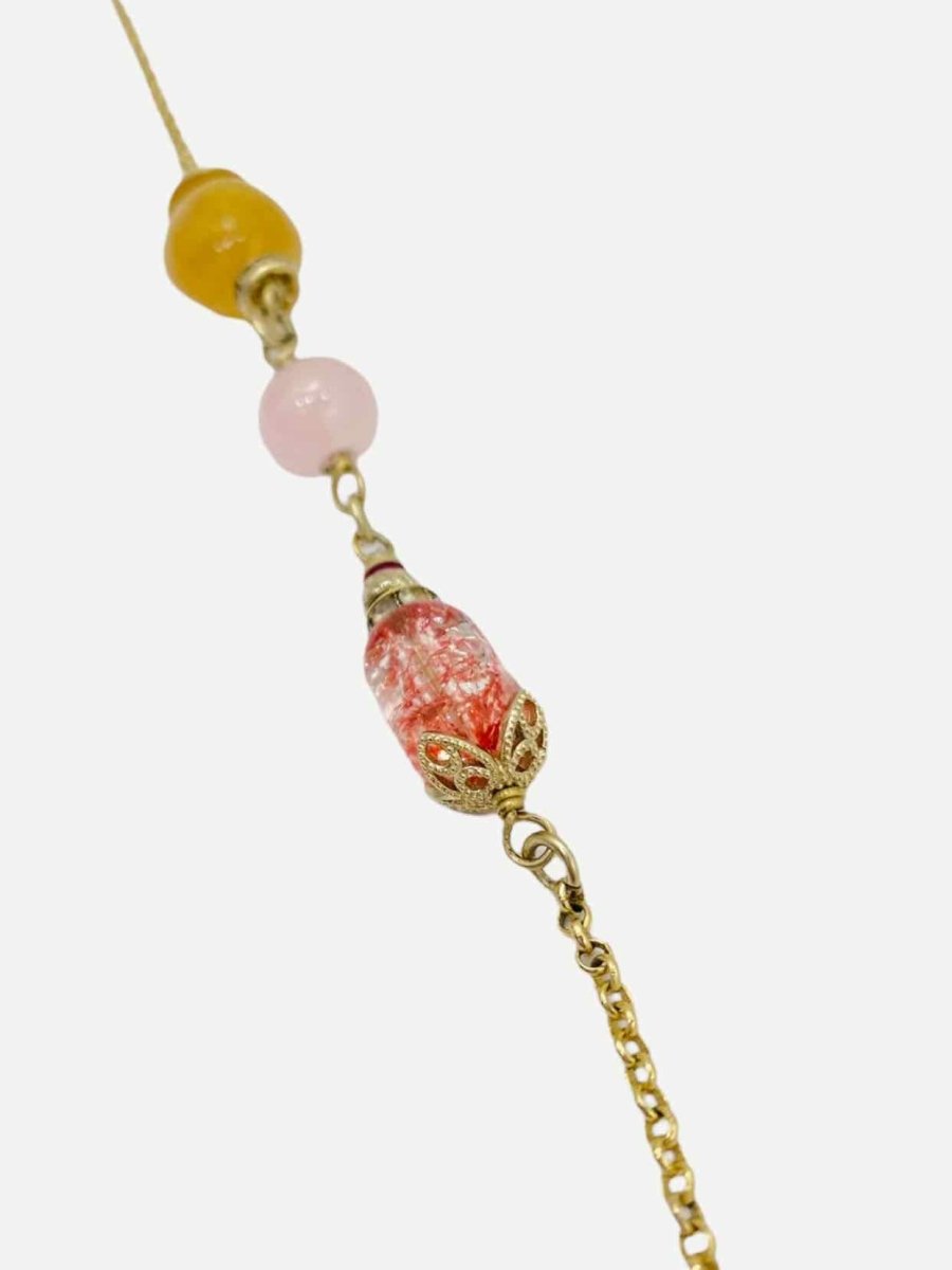 Pre - loved CHANEL CC Fashion Earrings & Necklace at Reems Closet