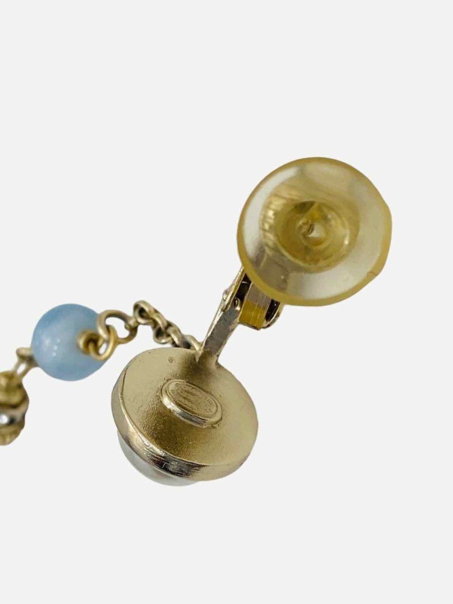 Pre - loved CHANEL CC Fashion Earrings & Necklace at Reems Closet