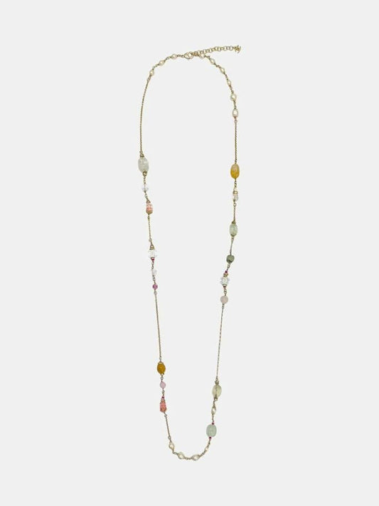 Pre - loved CHANEL CC Fashion Earrings & Necklace at Reems Closet