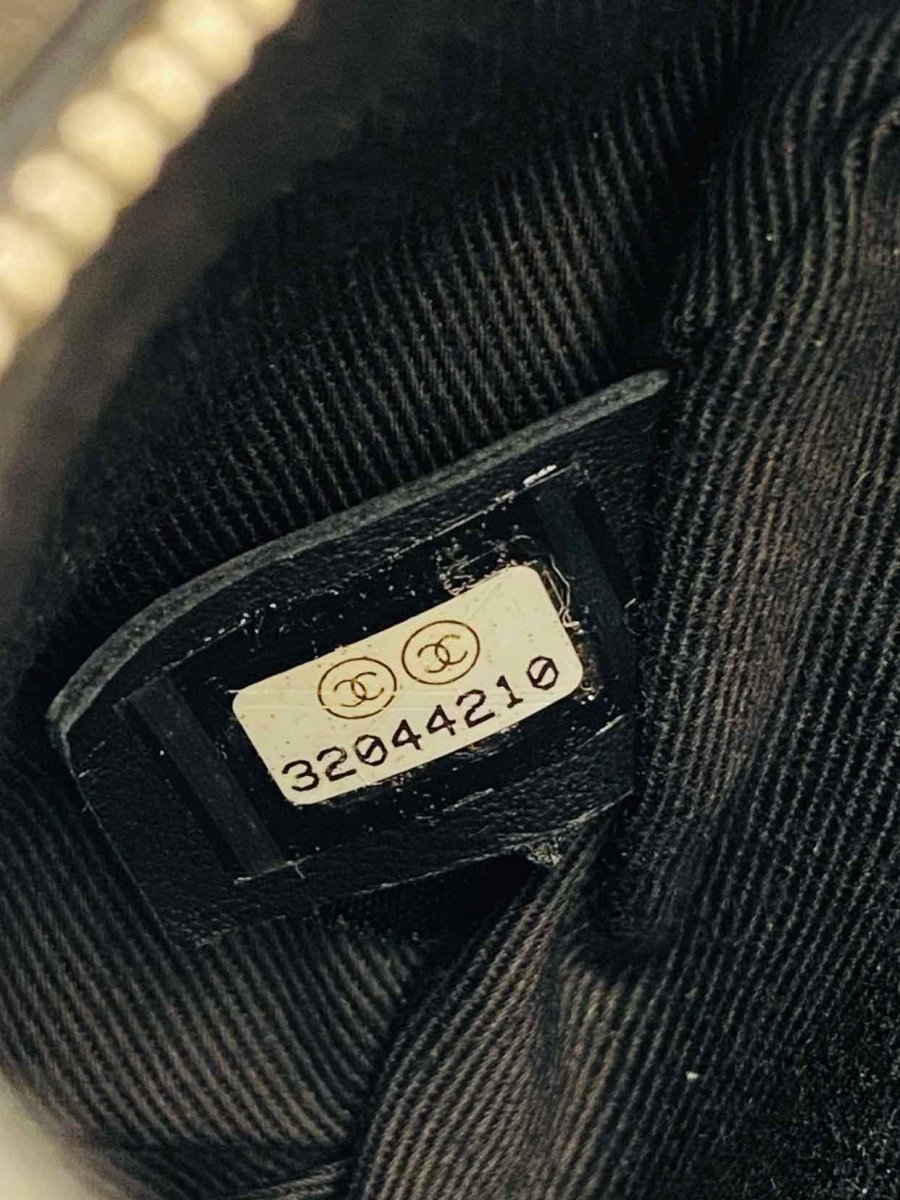 Pre - loved CHANEL Classic Black Quilted Belt Bag at Reems Closet