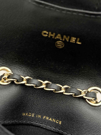 Pre-loved CHANEL Classic Black Quilted Belt Bag at Reems Closet