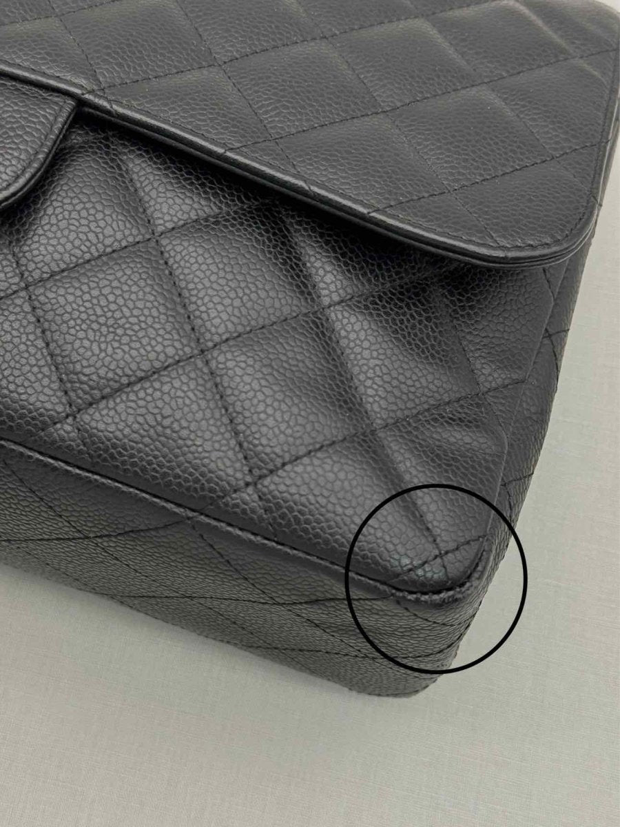 Pre-loved CHANEL Classic Black Quilted Shoulder Bag at Reems Closet