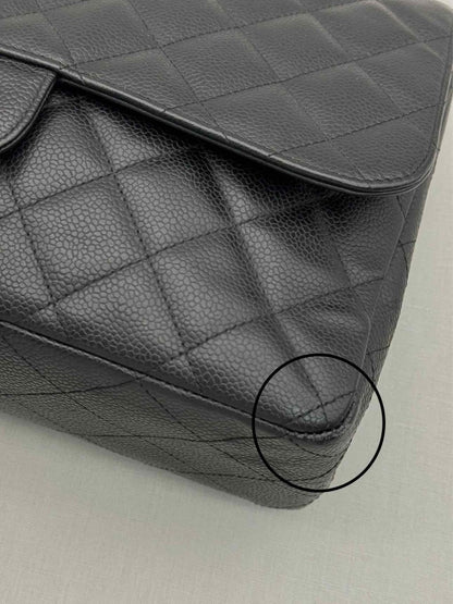 Pre-loved CHANEL Classic Black Quilted Shoulder Bag at Reems Closet