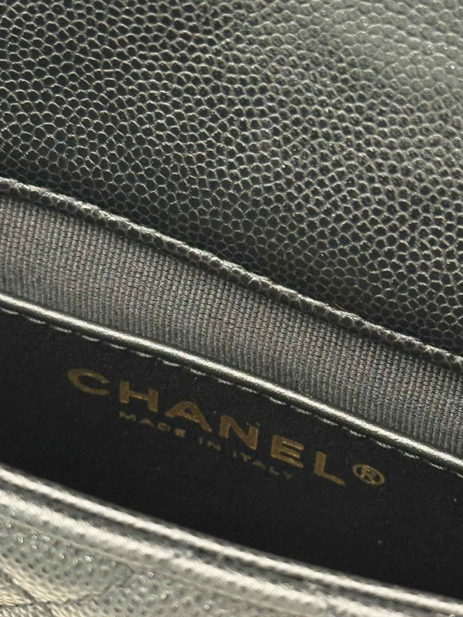 Pre-loved CHANEL Classic Black Quilted Shoulder Bag at Reems Closet