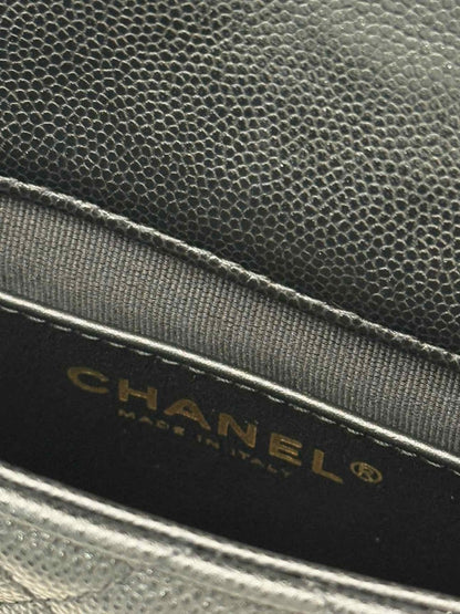 Pre-loved CHANEL Classic Black Quilted Shoulder Bag at Reems Closet
