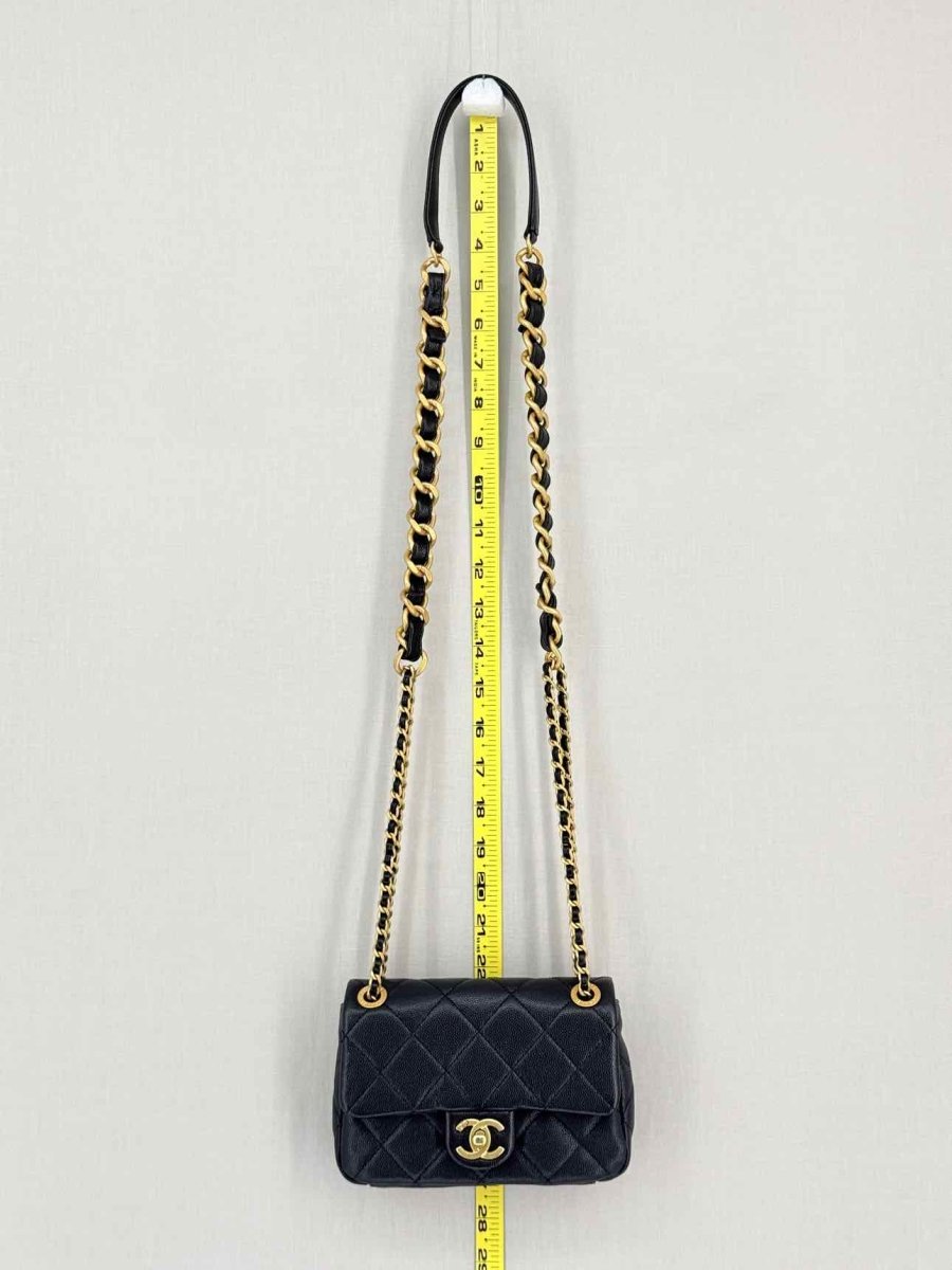 Pre-loved CHANEL Classic Black Quilted Shoulder Bag at Reems Closet