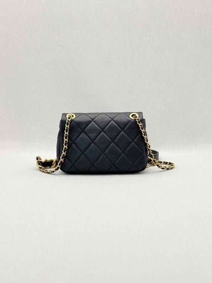 Pre-loved CHANEL Classic Black Quilted Shoulder Bag at Reems Closet