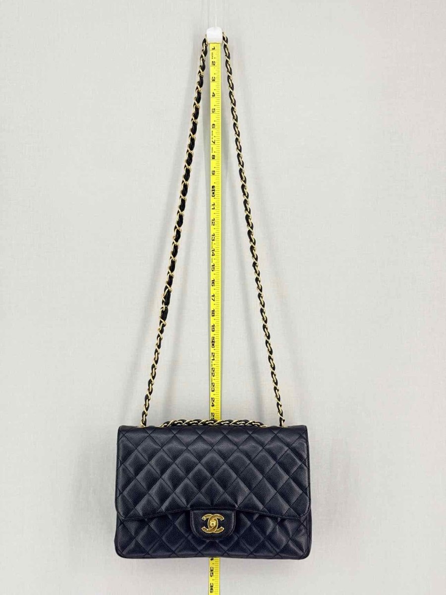 Pre-loved CHANEL Classic Black Quilted Shoulder Bag at Reems Closet