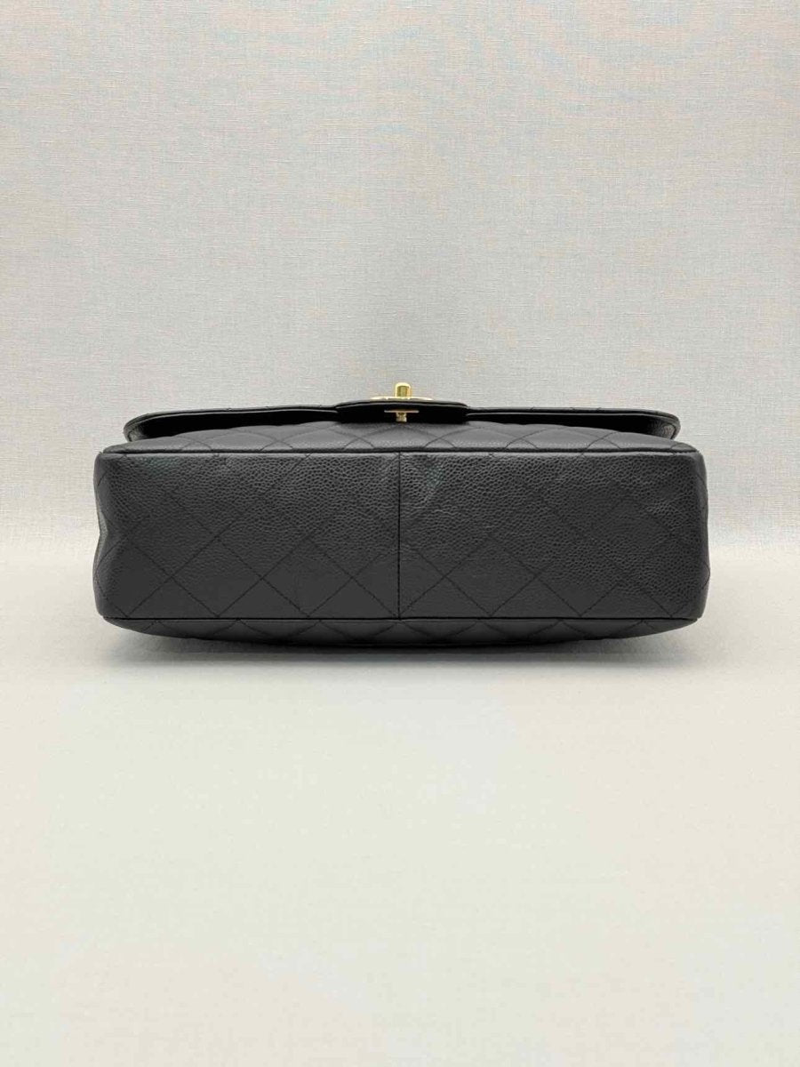 Pre-loved CHANEL Classic Black Quilted Shoulder Bag at Reems Closet