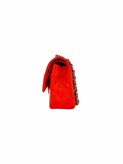 Pre-loved CHANEL Classic Red Shoulder Bag from Reems Closet
