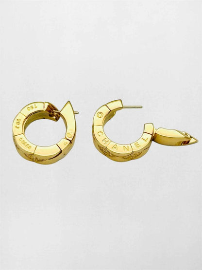 Pre-loved CHANEL Coco Crush pave diamonds Earrings at Reems Closet