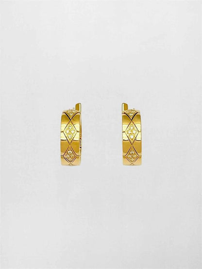 Pre-loved CHANEL Coco Crush pave diamonds Earrings at Reems Closet