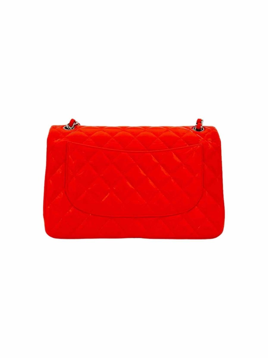Pre-loved CHANEL Double Flap Red Shoulder Bag at Reems Closet