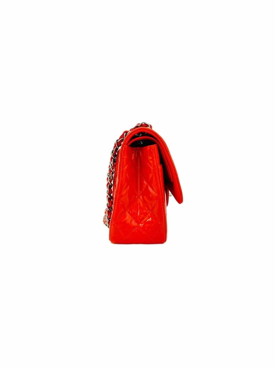 Pre-loved CHANEL Double Flap Red Shoulder Bag at Reems Closet