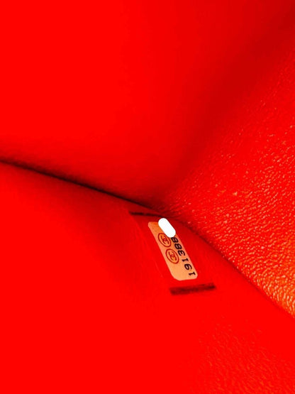 Pre-loved CHANEL Double Flap Red Shoulder Bag at Reems Closet
