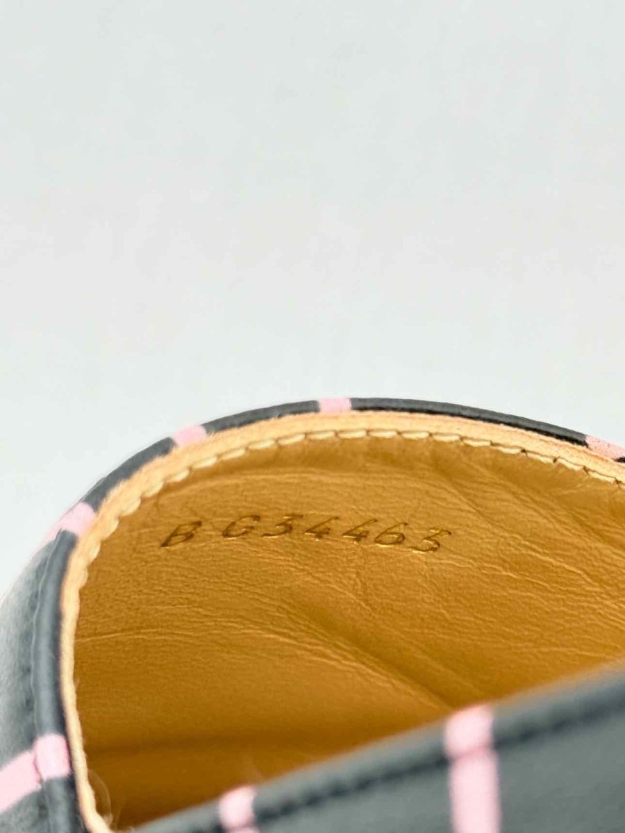 Pre - loved CHANEL Espadrille Black Multicolor Size EU 39 Flats at Reems Closet