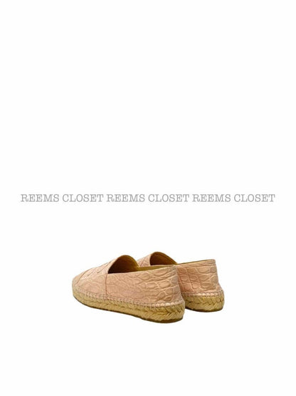 Pre-loved CHANEL Espadrille Pink Size EU 38 Flats at Reems Closet