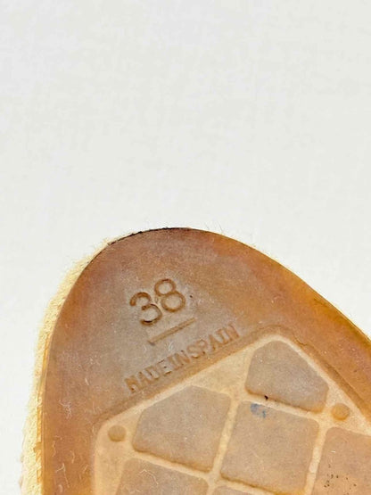 Pre - loved CHANEL Espadrille Pink Size EU 38 Flats at Reems Closet