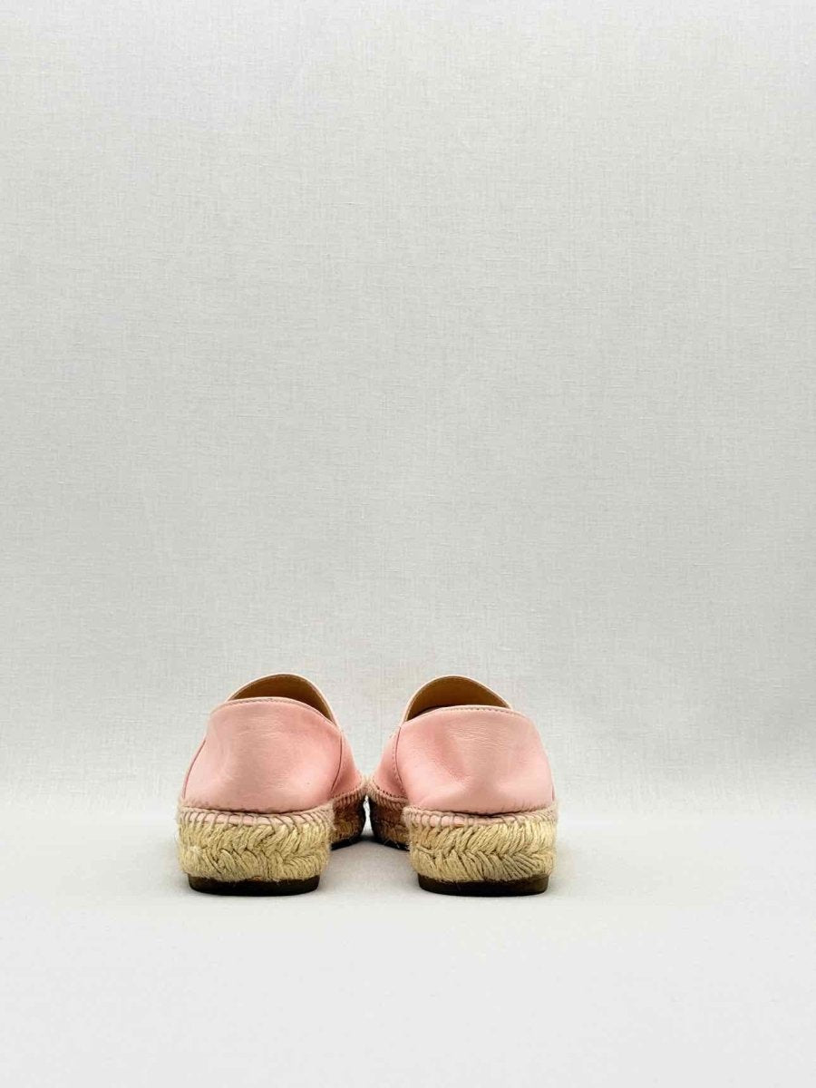 Pre - loved CHANEL Espadrille Pink Size EU 38 Flats at Reems Closet